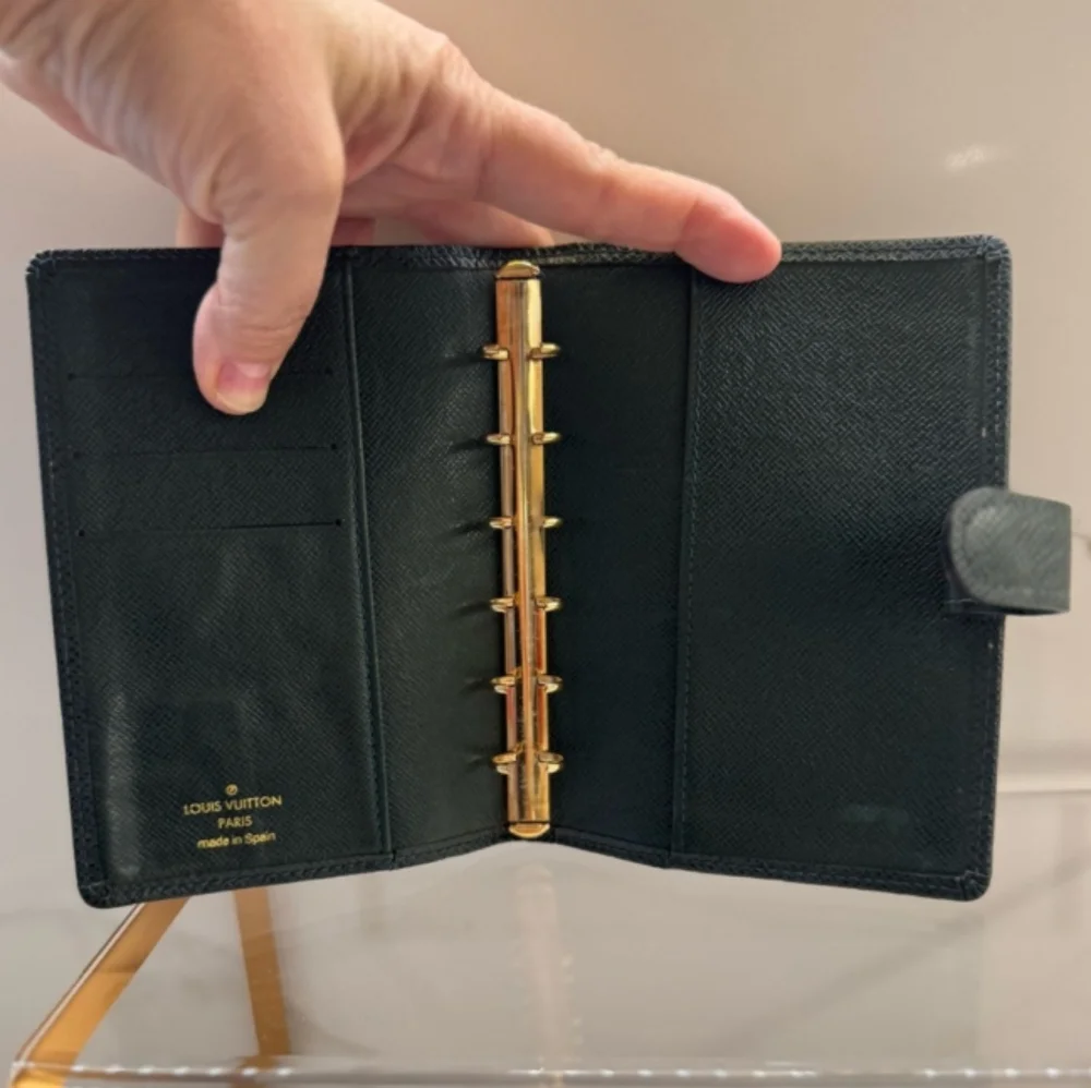 Louis Vuitton Agenda PM - Green Taiga Leather